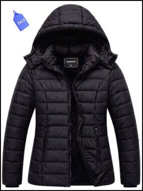 Women's Winter Waterproof Down Puffer Parka Jacket Warm Quilted Coat